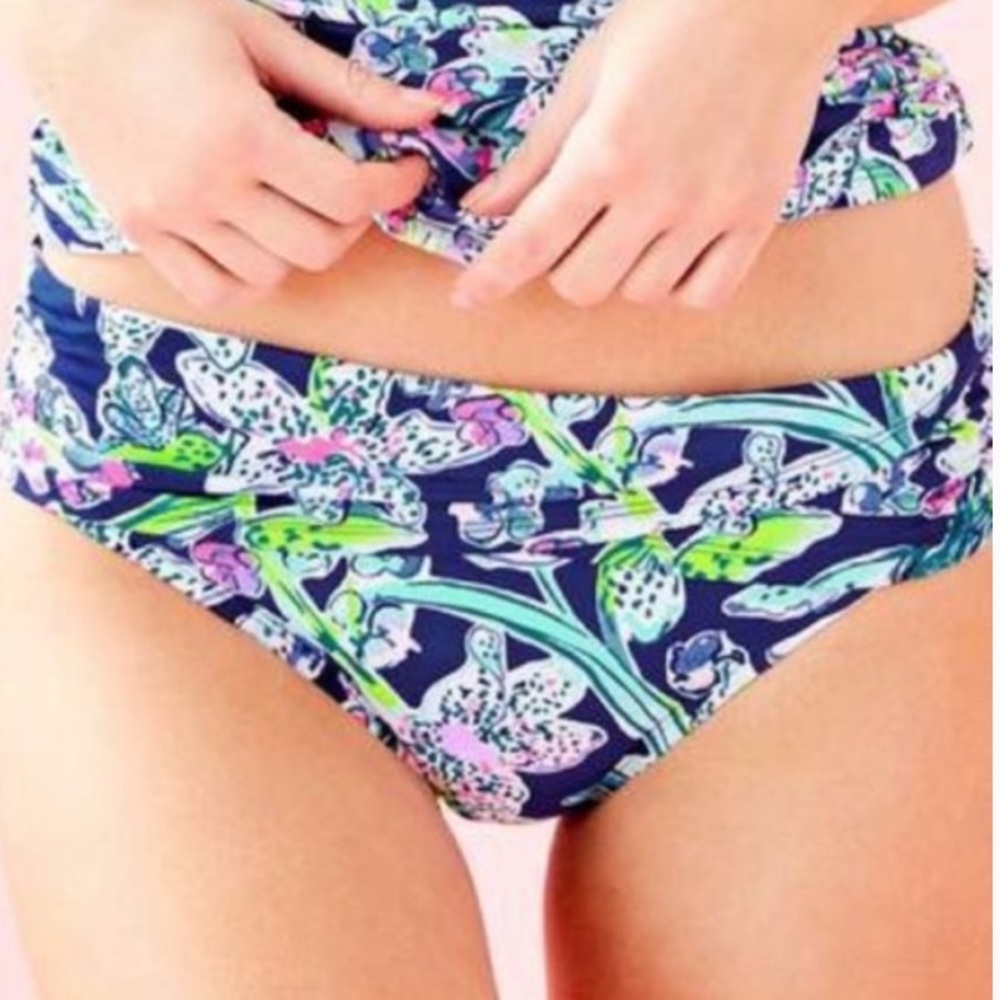Lilly Pulitzer lagoon sarong hipster bottom - Picture 2 of 10